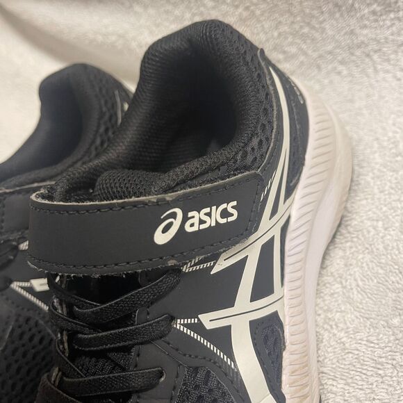 Asics Kids Boys Youth Contend 7 Black White Sneaker Running Shoes 1.5 - Picture 7 of 11